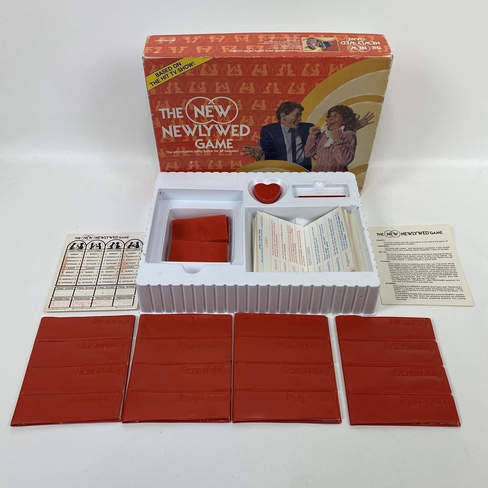 The New Newlywed Game Chuck Barris Pressman Couples Complete Vintage In Box 1986